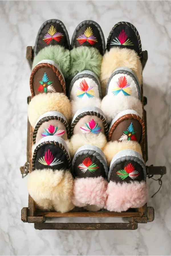 Lucky Dip Sheepskin Mules