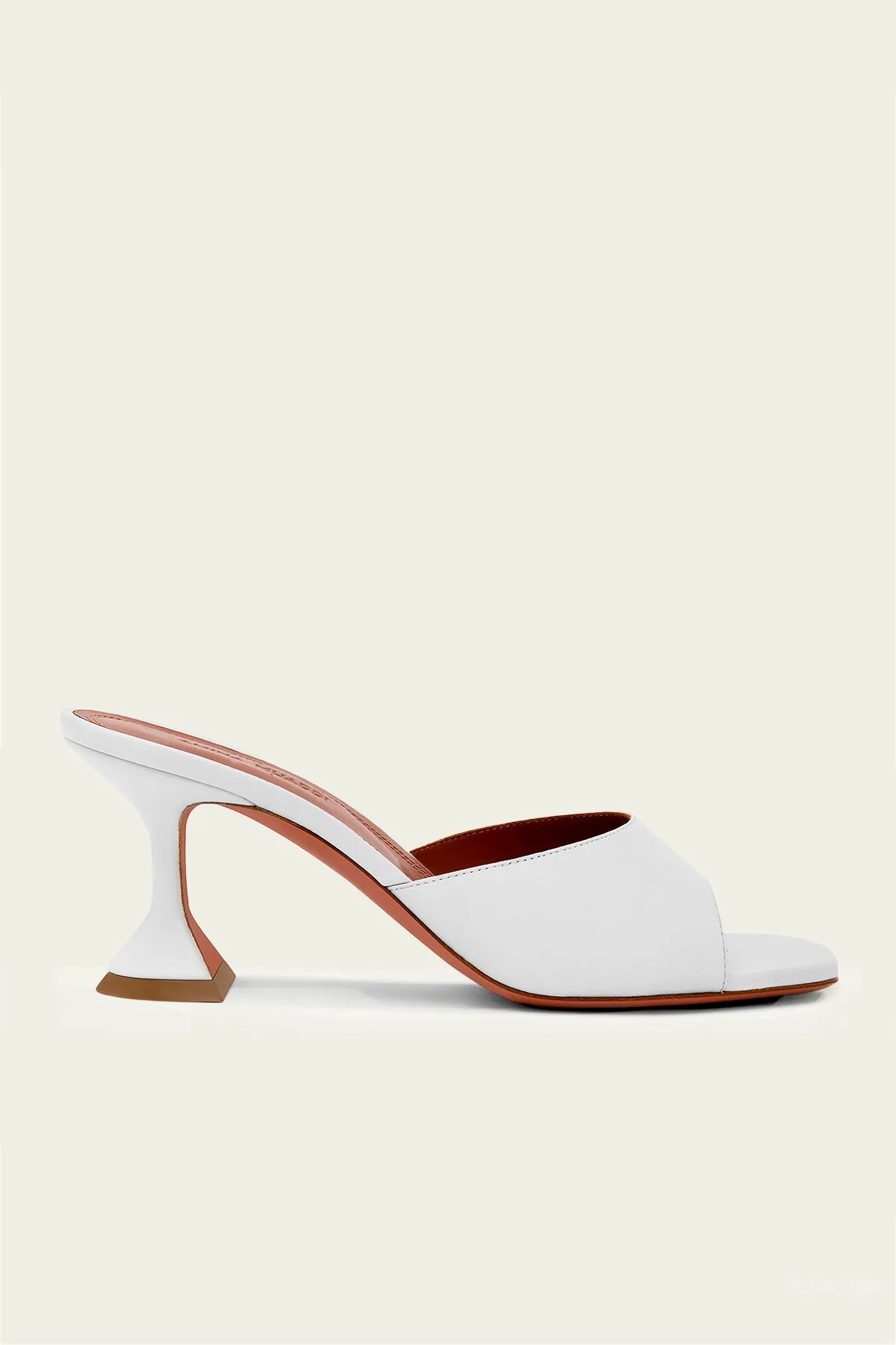 Lupita Slipper 70 in Nappa White