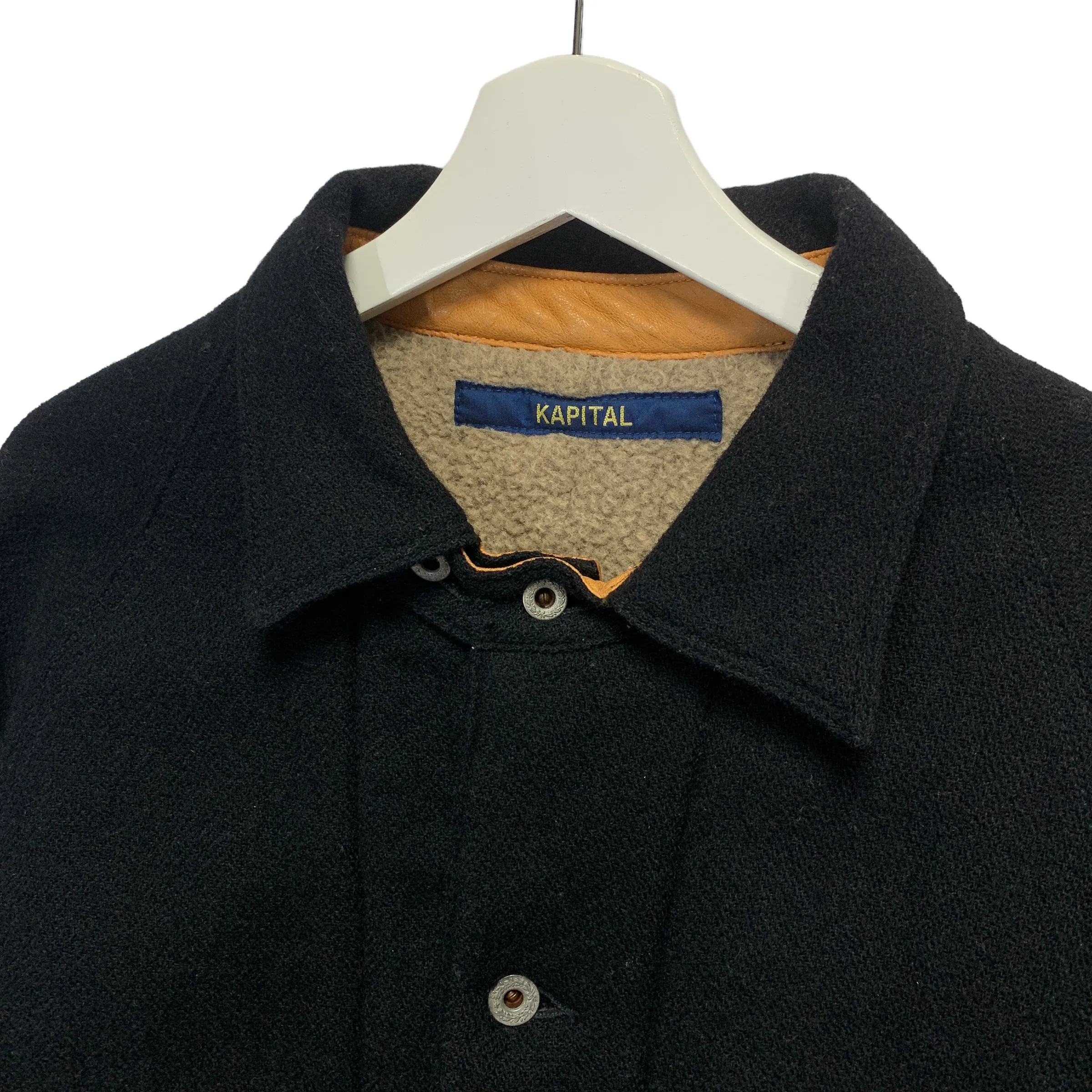 [M] Kapital Wool Boa Fleece Lined Smock Jacket