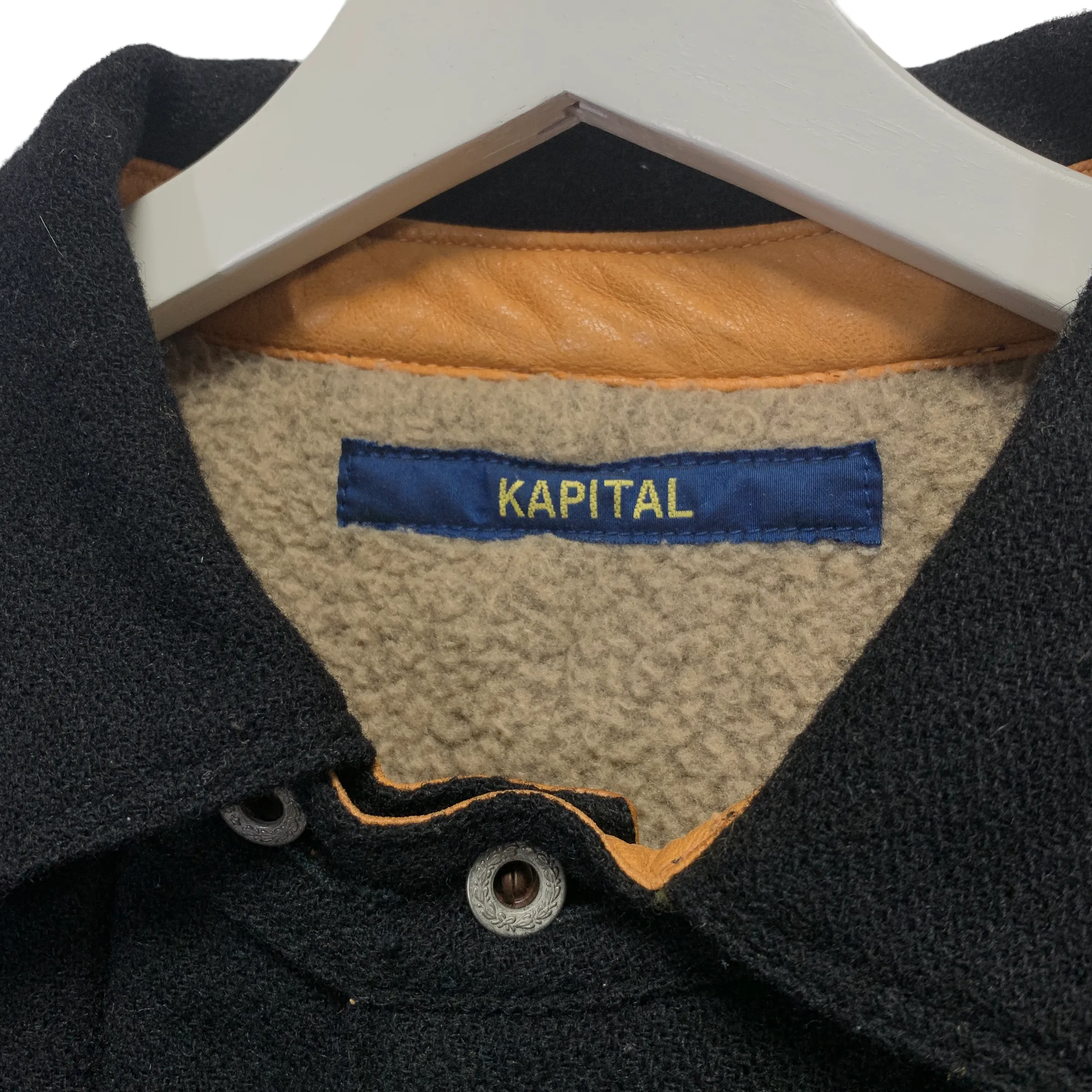 [M] Kapital Wool Boa Fleece Lined Smock Jacket