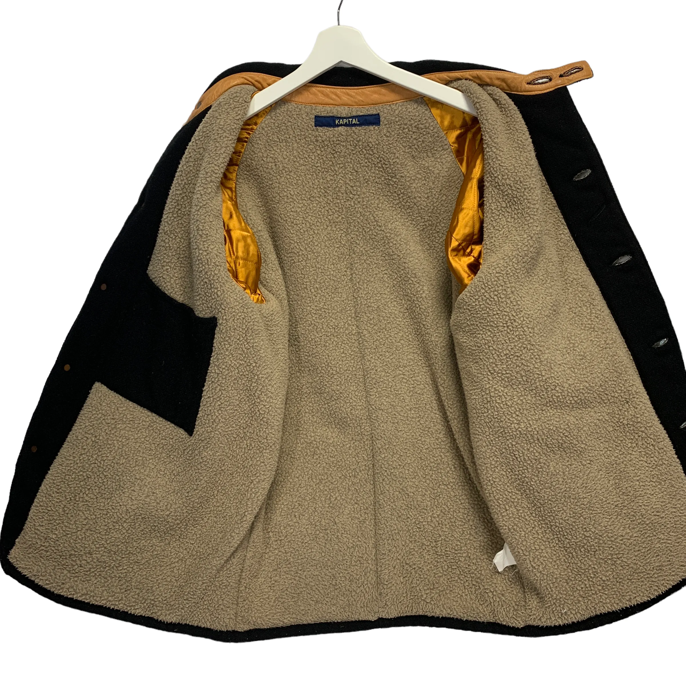 [M] Kapital Wool Boa Fleece Lined Smock Jacket