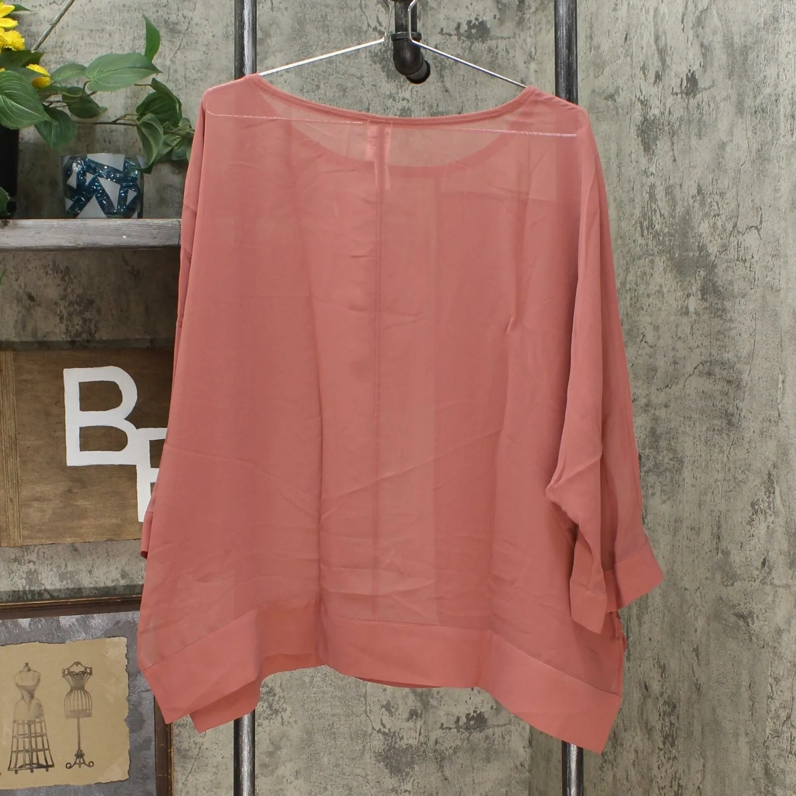 MarlaWynne WynneLayers Women's Plus Size Seamed Poncho Blouse