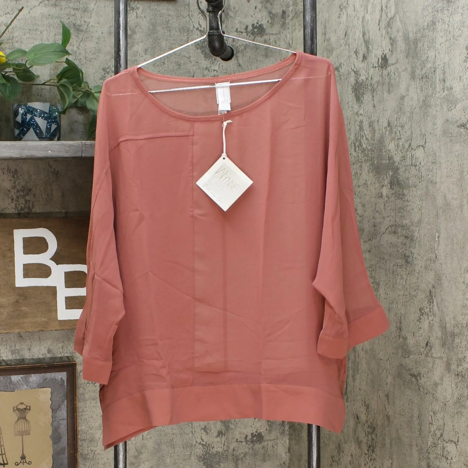 MarlaWynne WynneLayers Women's Plus Size Seamed Poncho Blouse