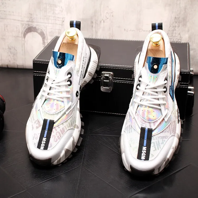 Men mixed colors Casual Flats shoes