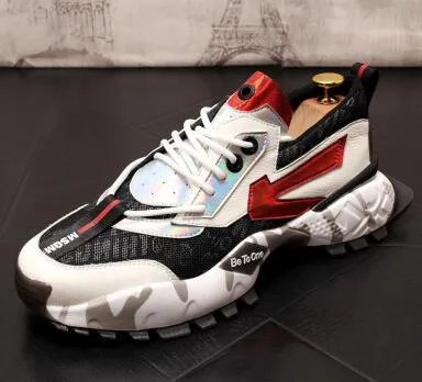 Men mixed colors Casual Flats shoes