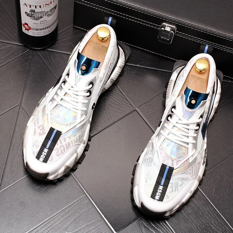 Men mixed colors Casual Flats shoes