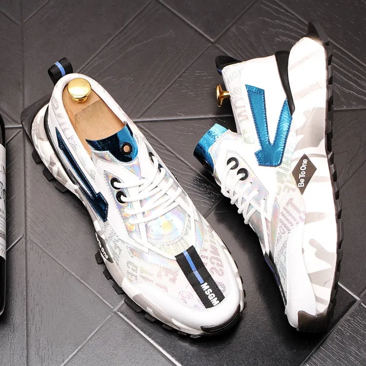 Men mixed colors Casual Flats shoes