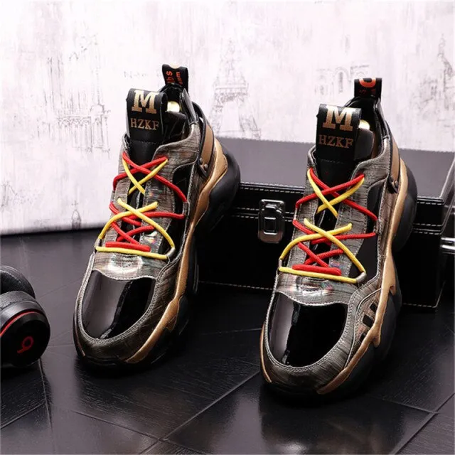Men Platform Casual Shoes Hip HopSneakers Trainers