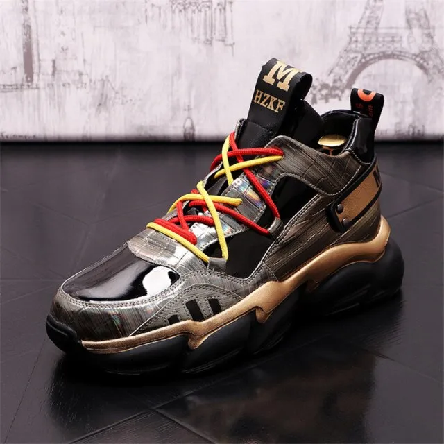 Men Platform Casual Shoes Hip HopSneakers Trainers