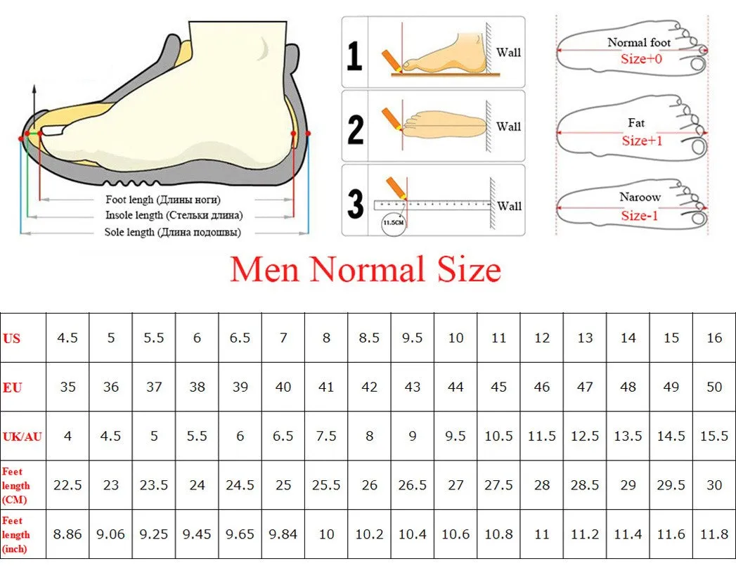 Men Platform Casual Shoes Hip HopSneakers Trainers