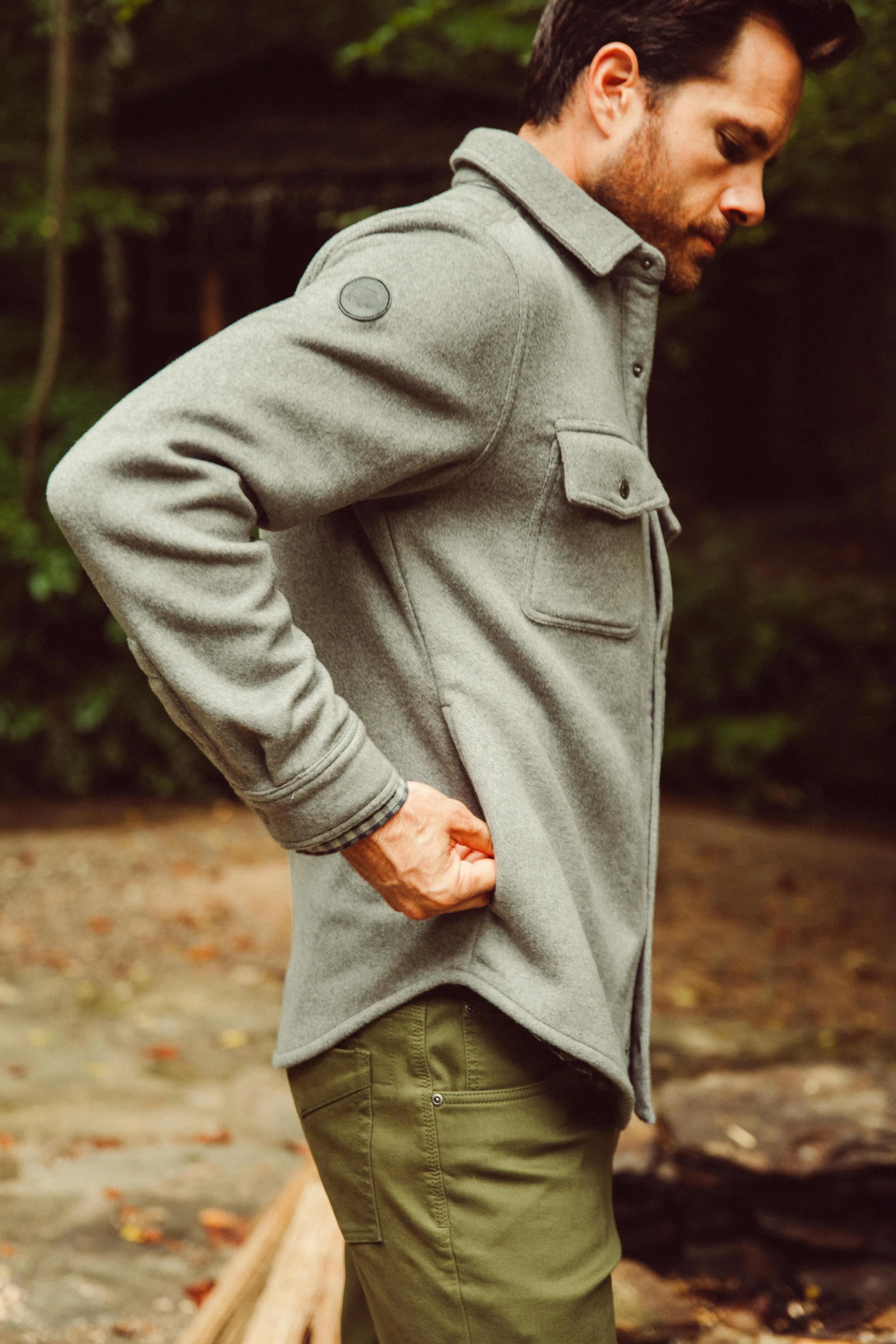 Men's Dover Wool Shirtjac