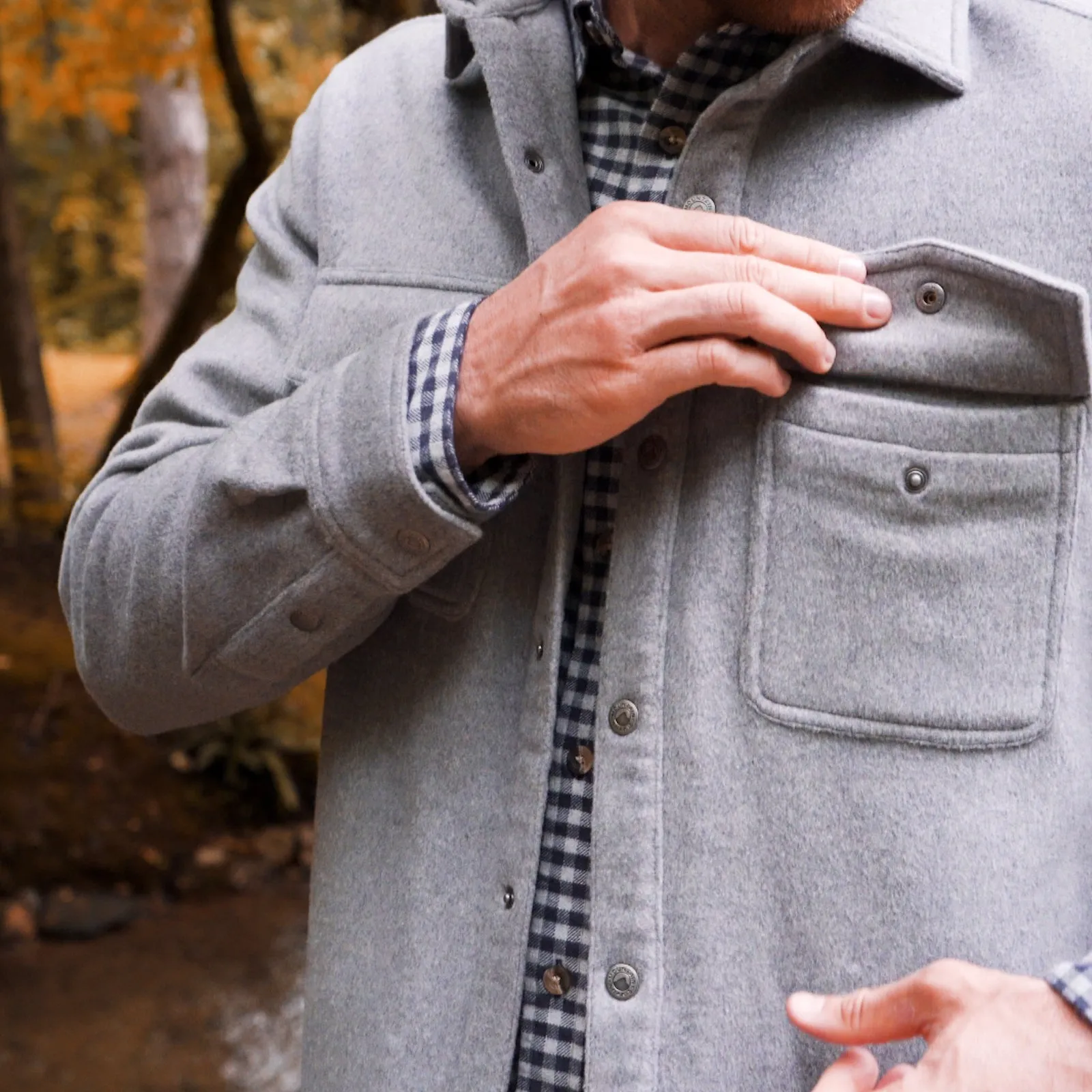 Men's Dover Wool Shirtjac