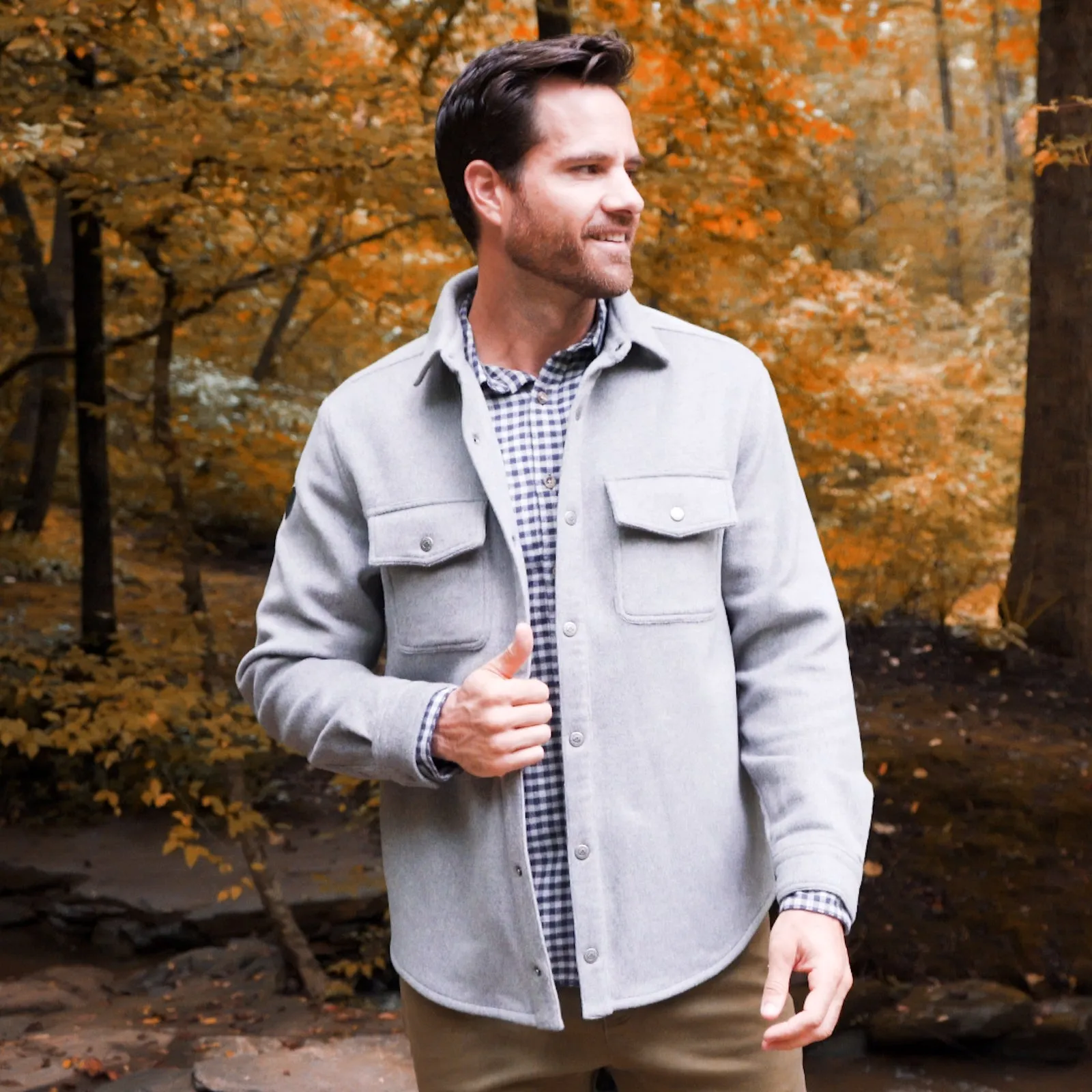 Men's Dover Wool Shirtjac