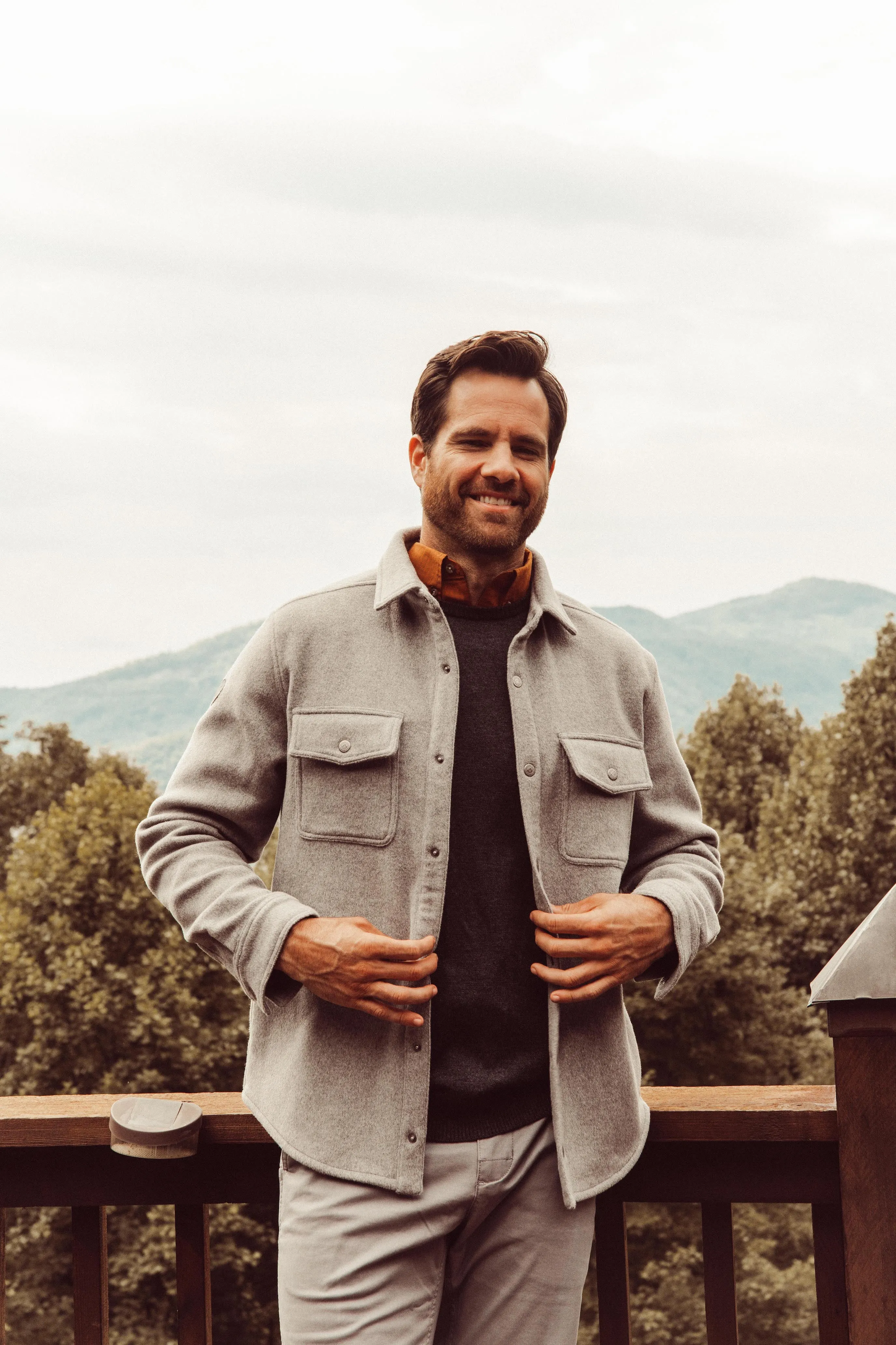 Men's Dover Wool Shirtjac