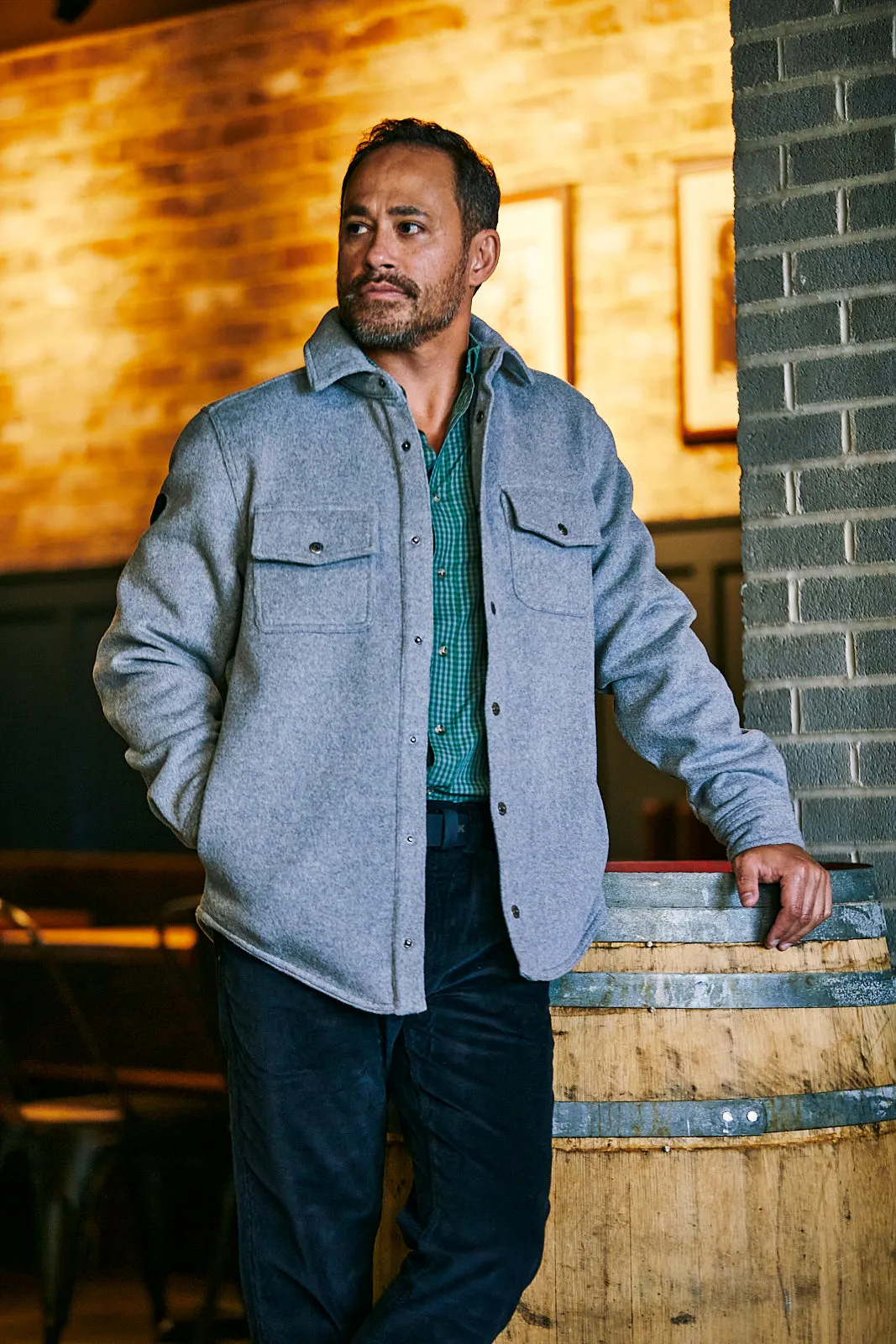 Men's Dover Wool Shirtjac