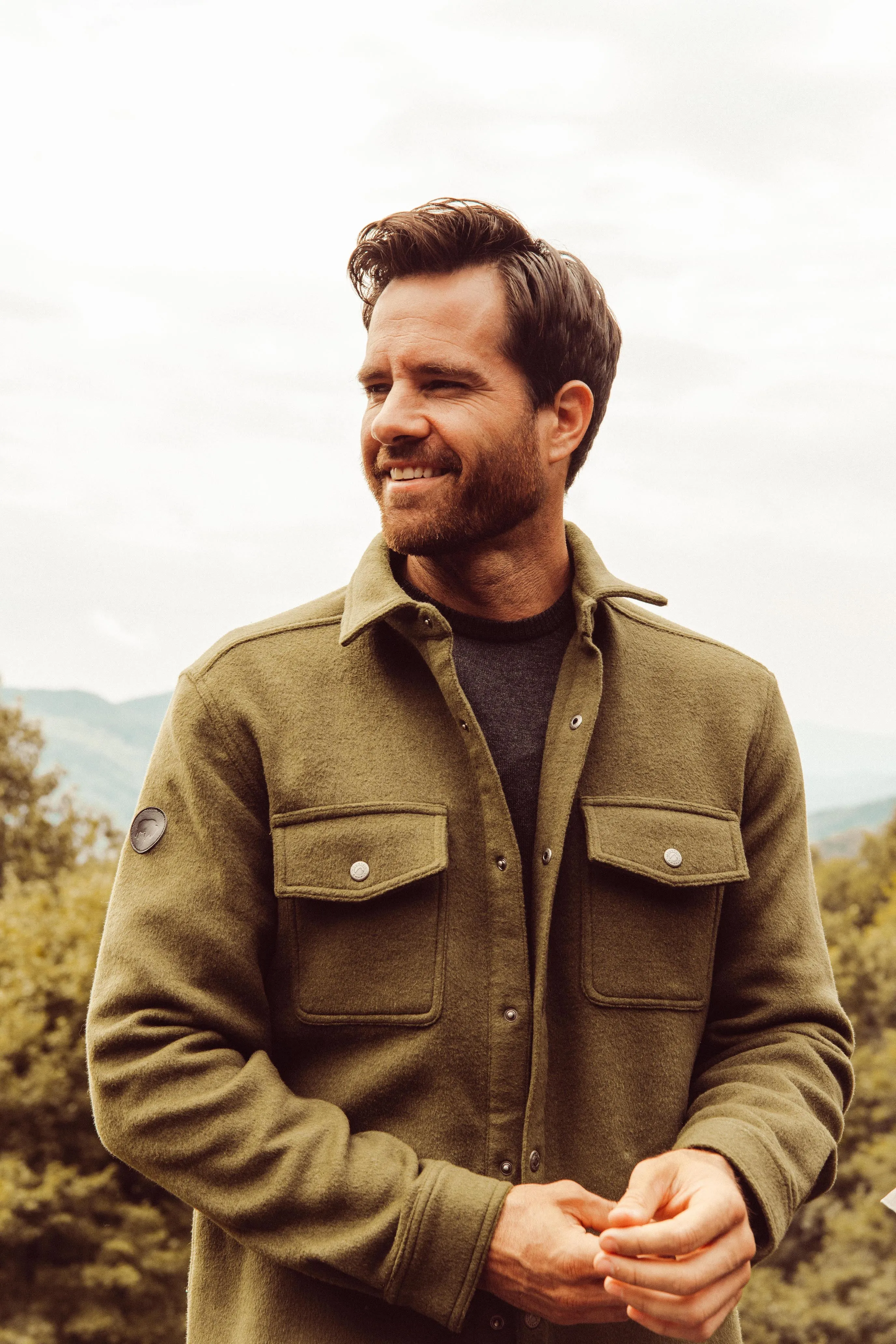Men's Dover Wool Shirtjac