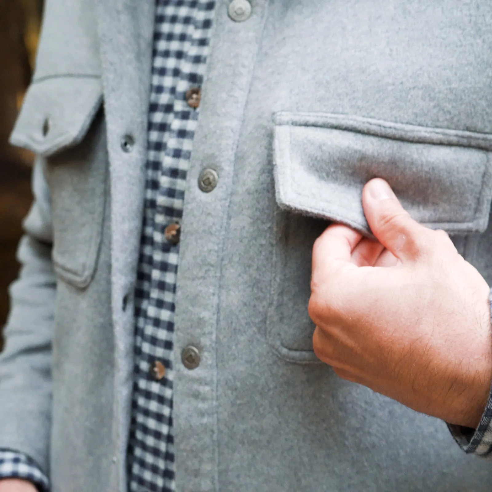 Men's Dover Wool Shirtjac