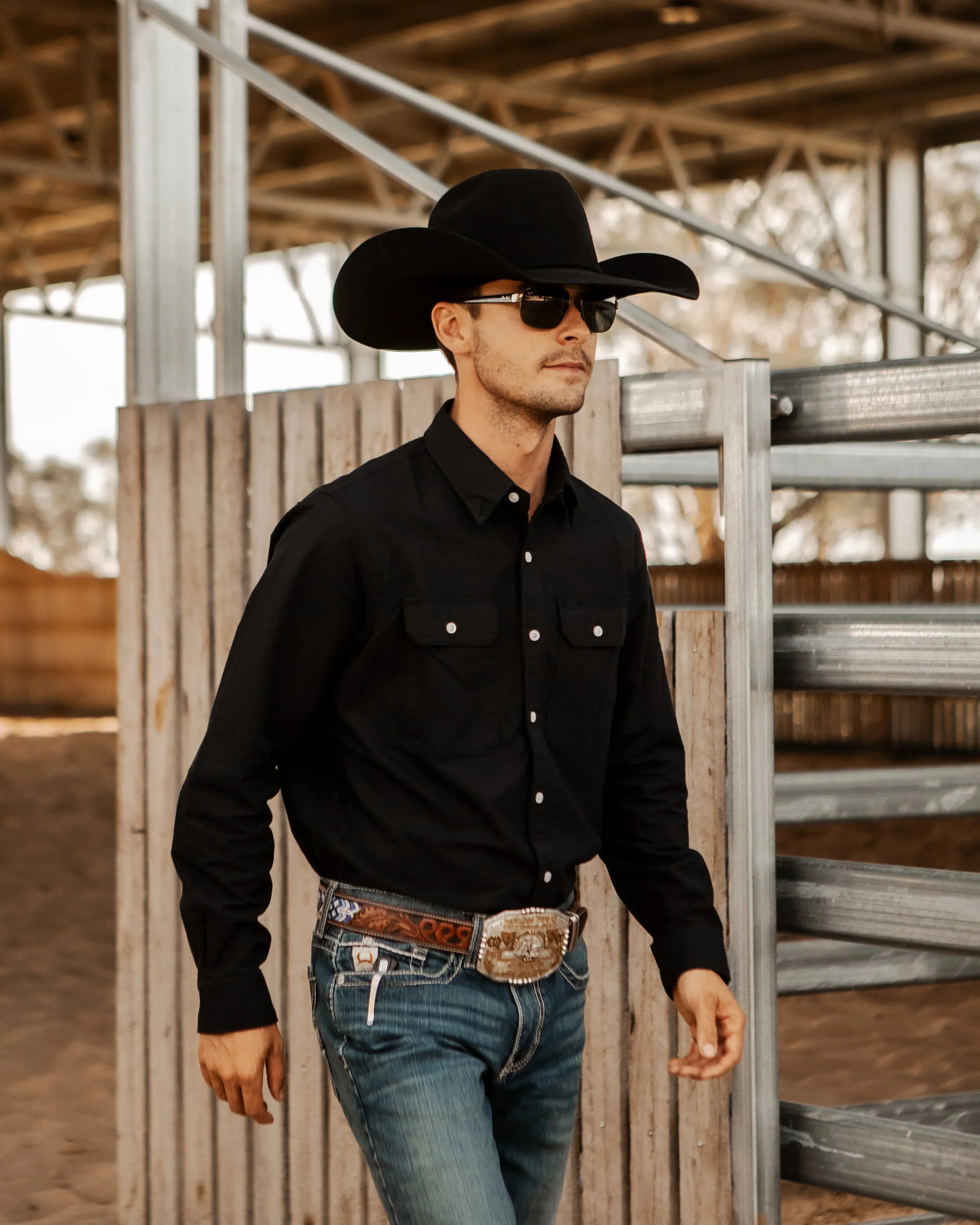 Men’s Oxford Shirt-Black