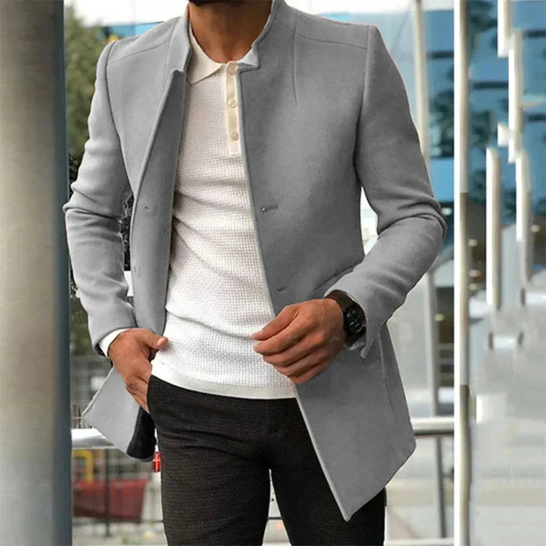Men's Wool Blend Overcoat