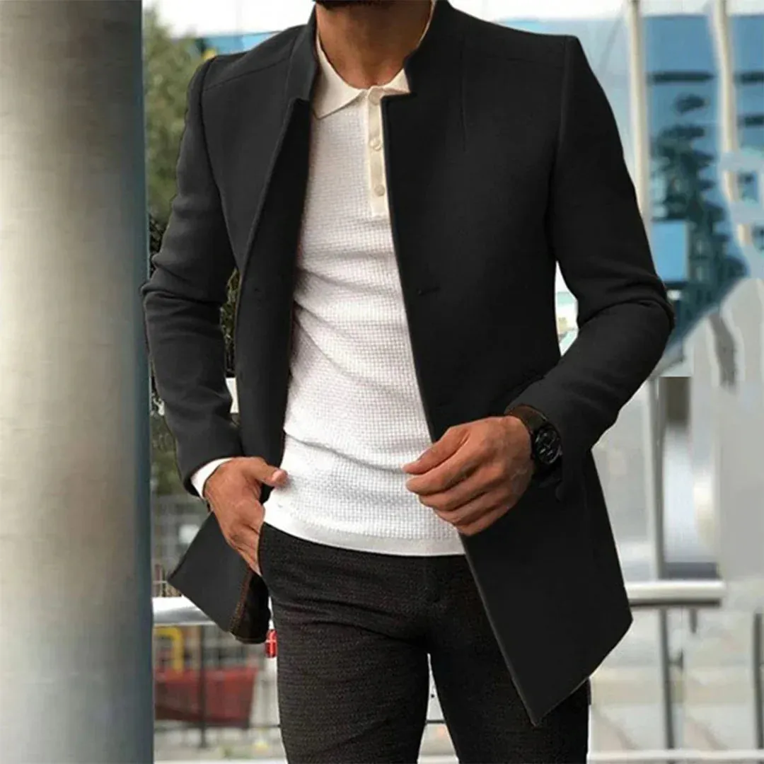 Men's Wool Blend Overcoat