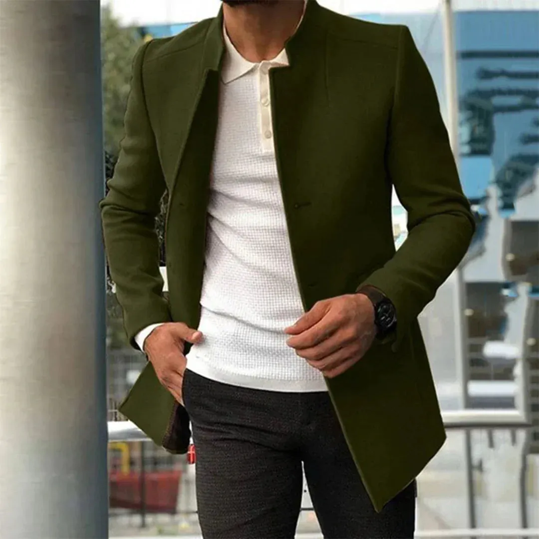 Men's Wool Blend Overcoat