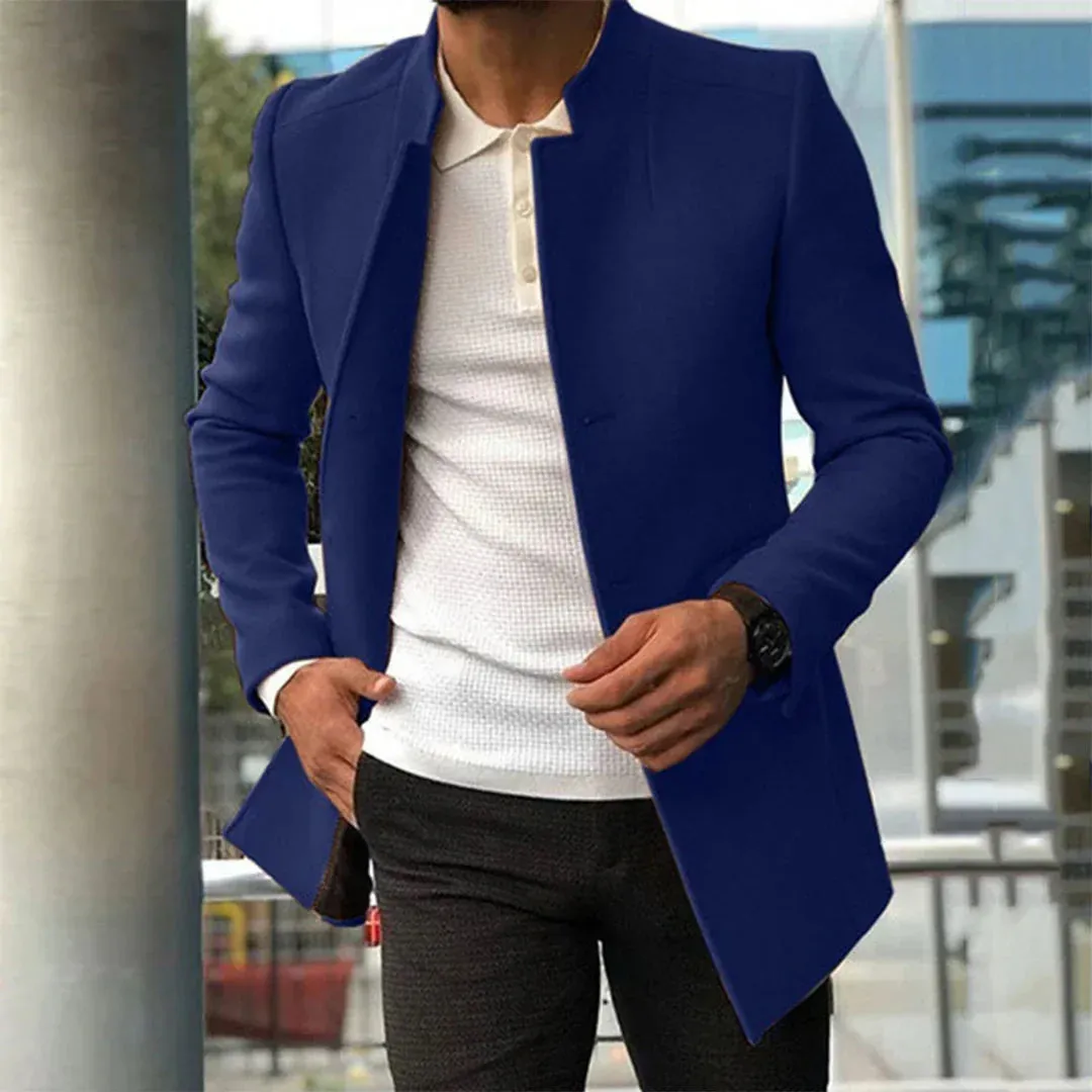 Men's Wool Blend Overcoat