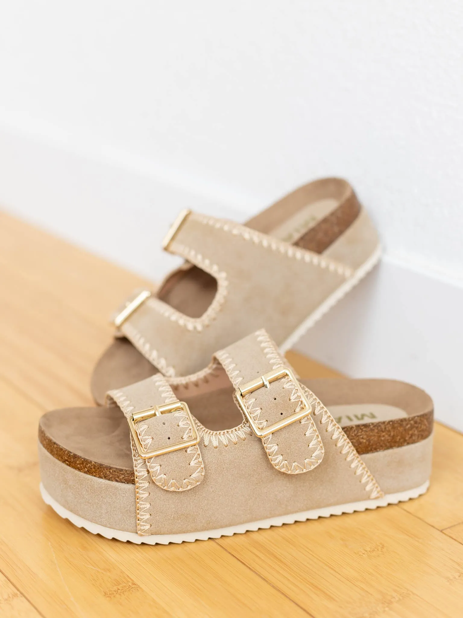 MIA Bowie Crochet Edge Sandal