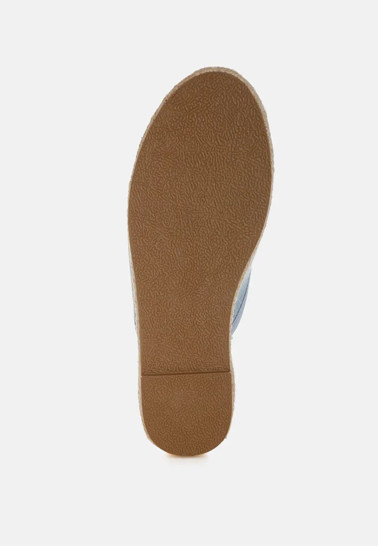 Midori Denim Slip-On Mules