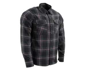 Milwaukee Plaid Black/Gray/Red Flannel CLOSEOUT