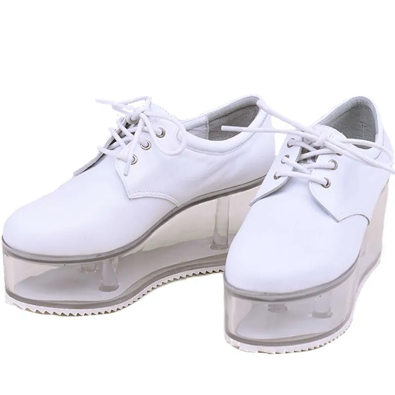 Minimalist Platform Derby Shoes