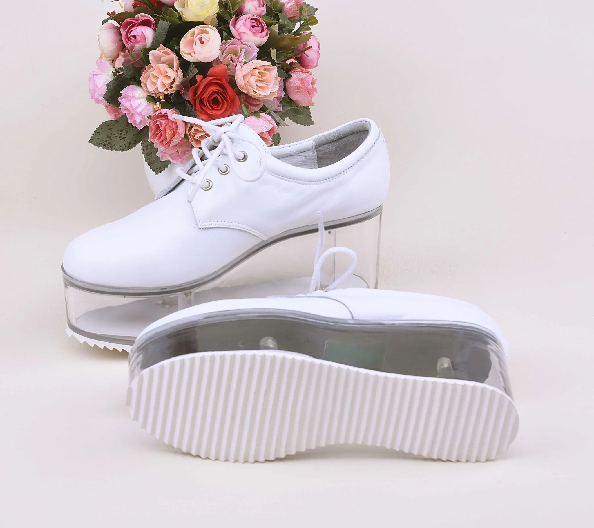 Minimalist Platform Derby Shoes