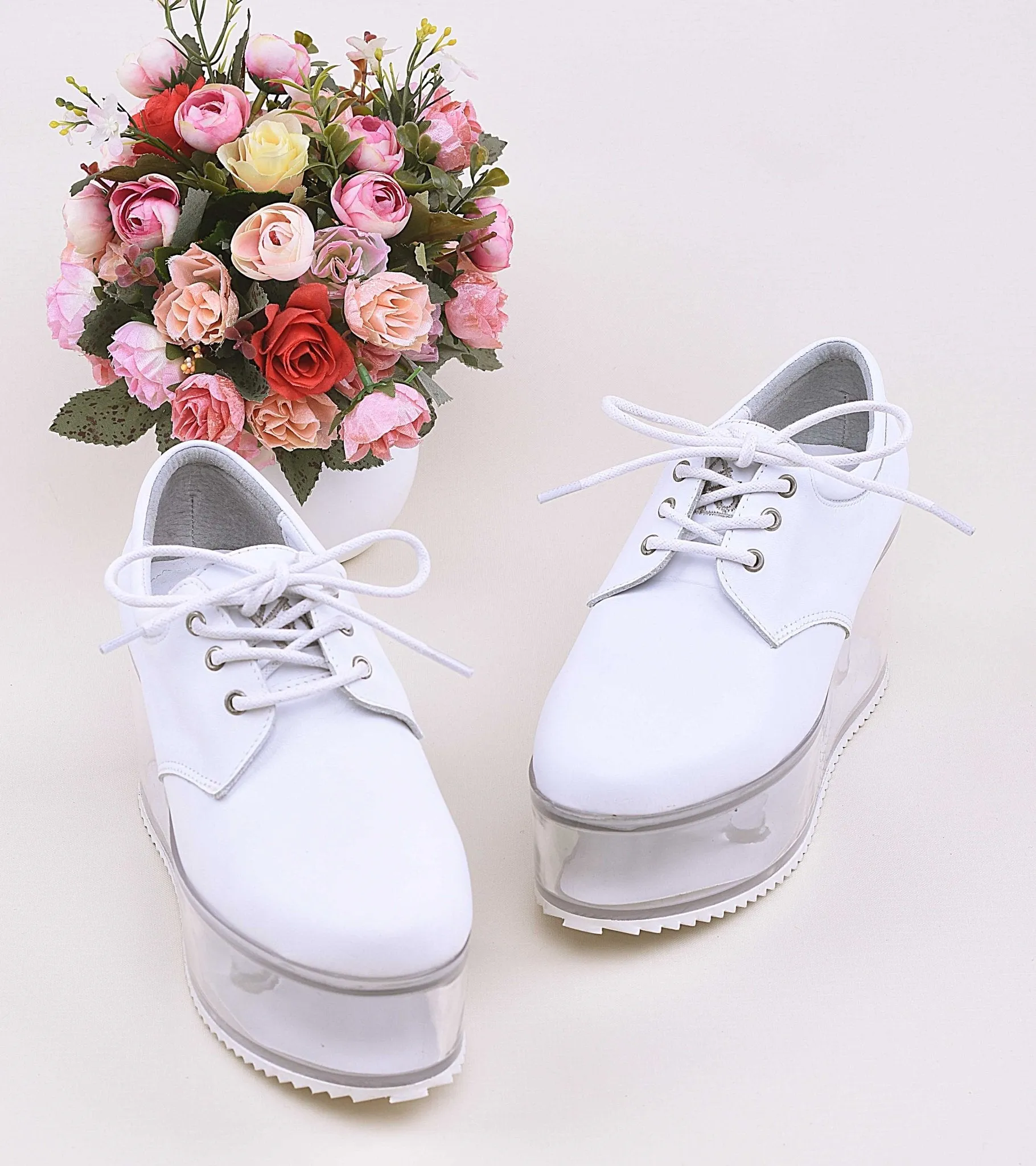 Minimalist Platform Derby Shoes