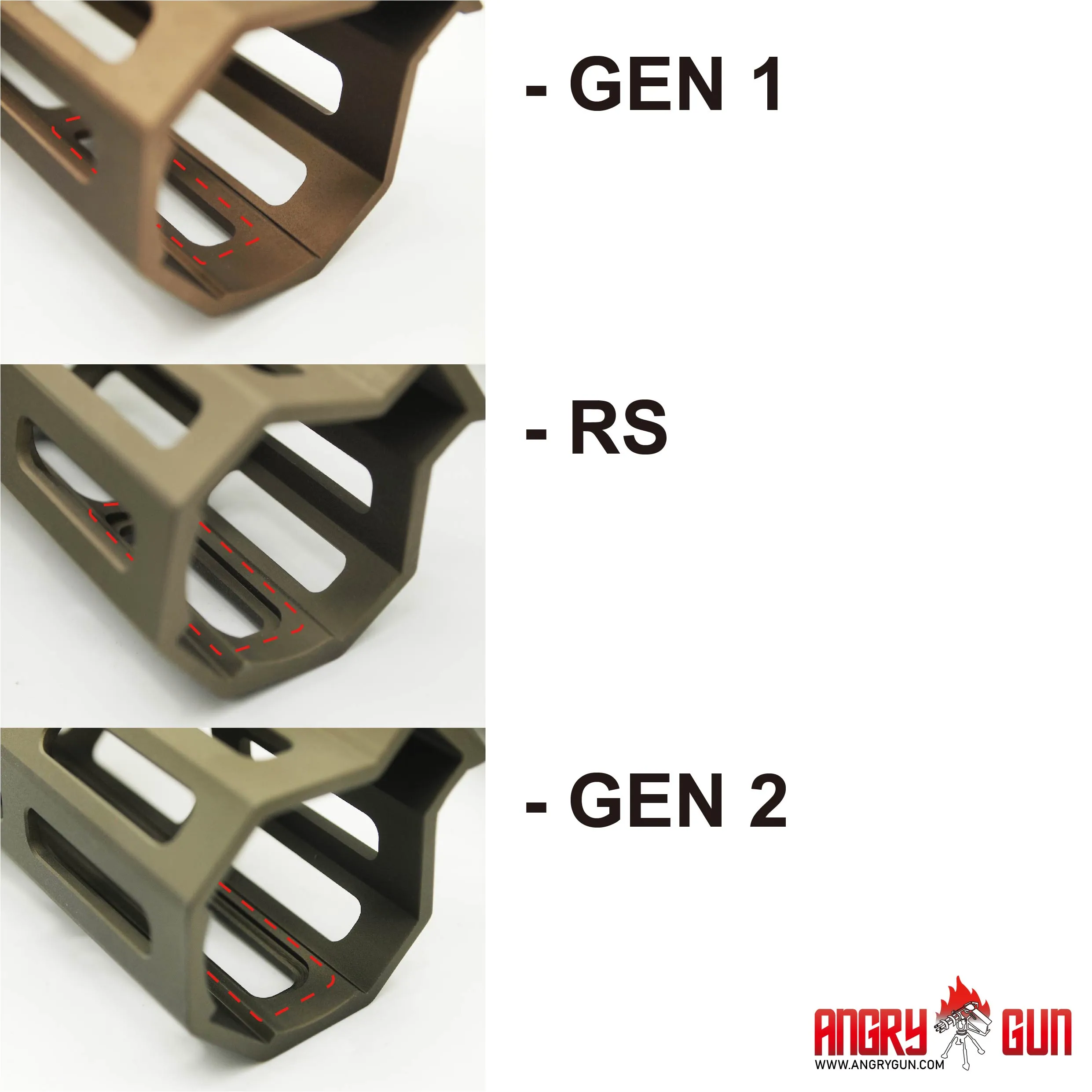 MK16 M-LOK RAIL 10.5 INCH - GEN 2 VERSION