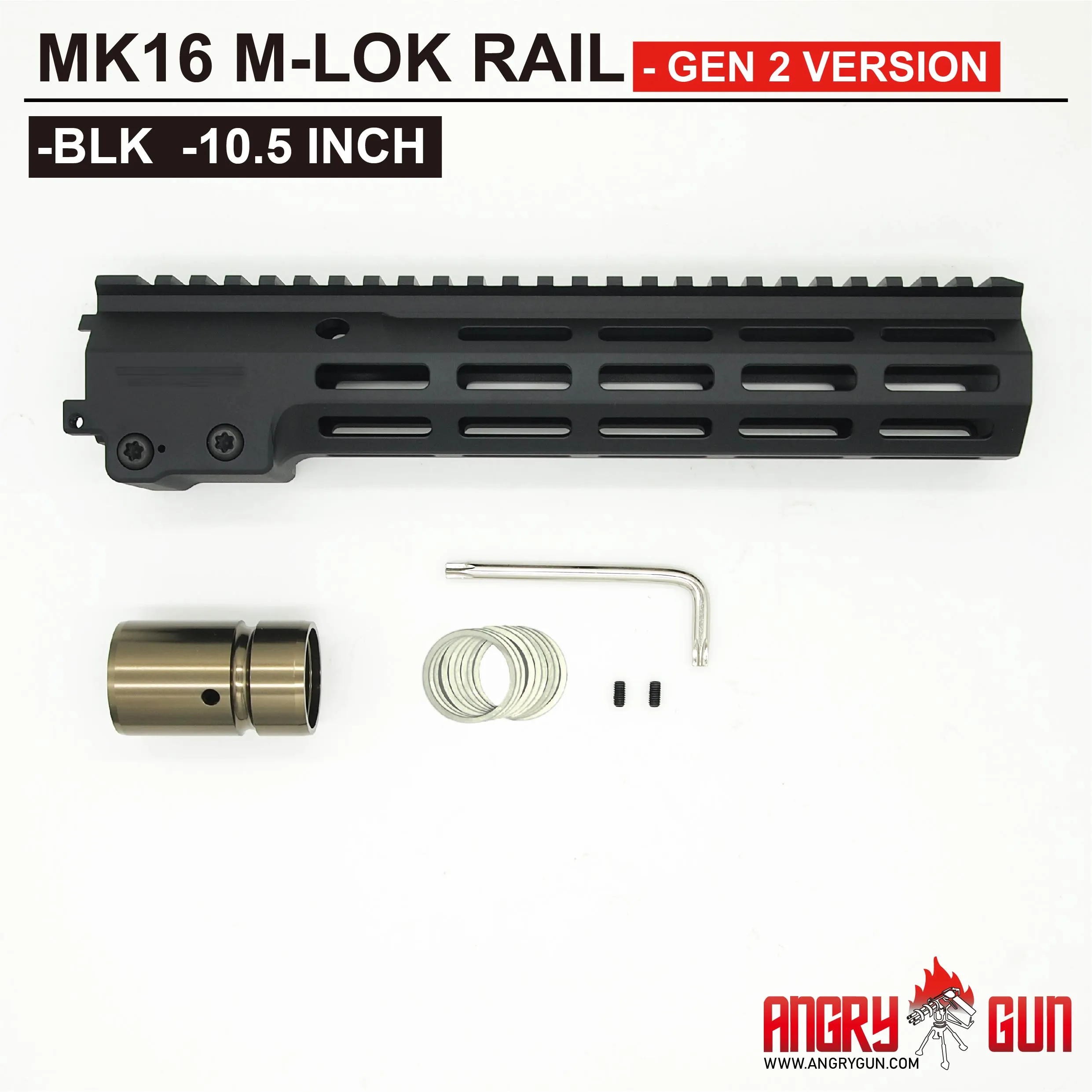 MK16 M-LOK RAIL 10.5 INCH - GEN 2 VERSION