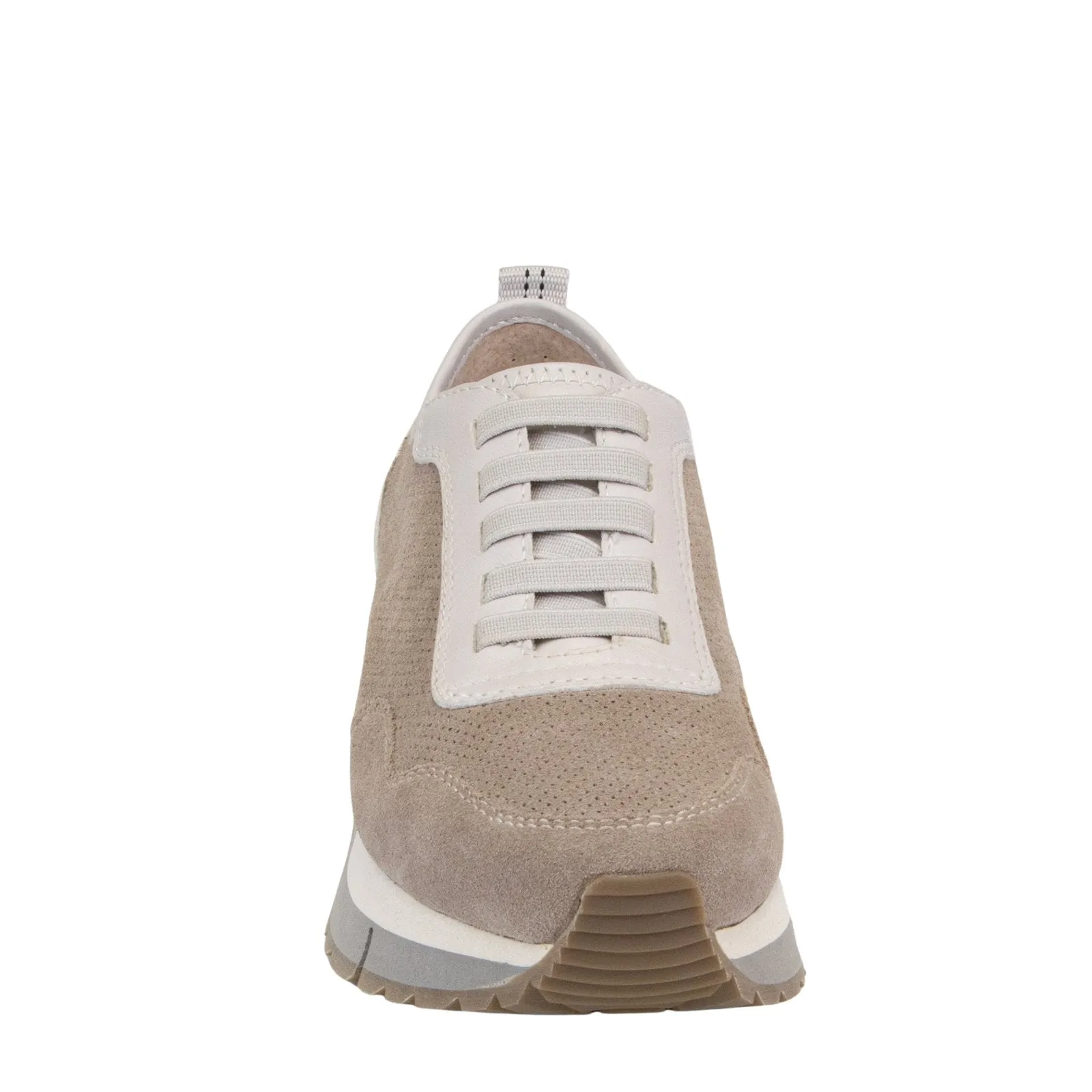 NAKED FEET - KINETIC in GREY Platform Sneakers