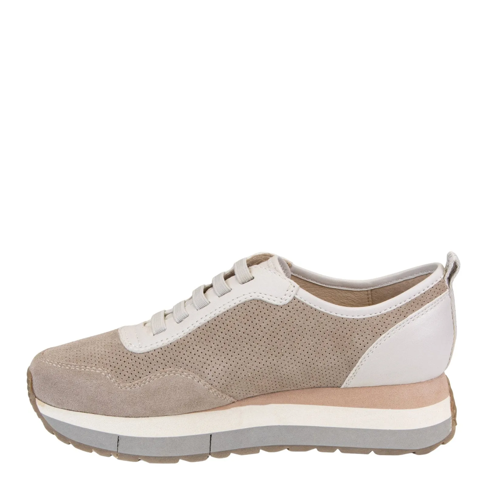 NAKED FEET - KINETIC in GREY Platform Sneakers