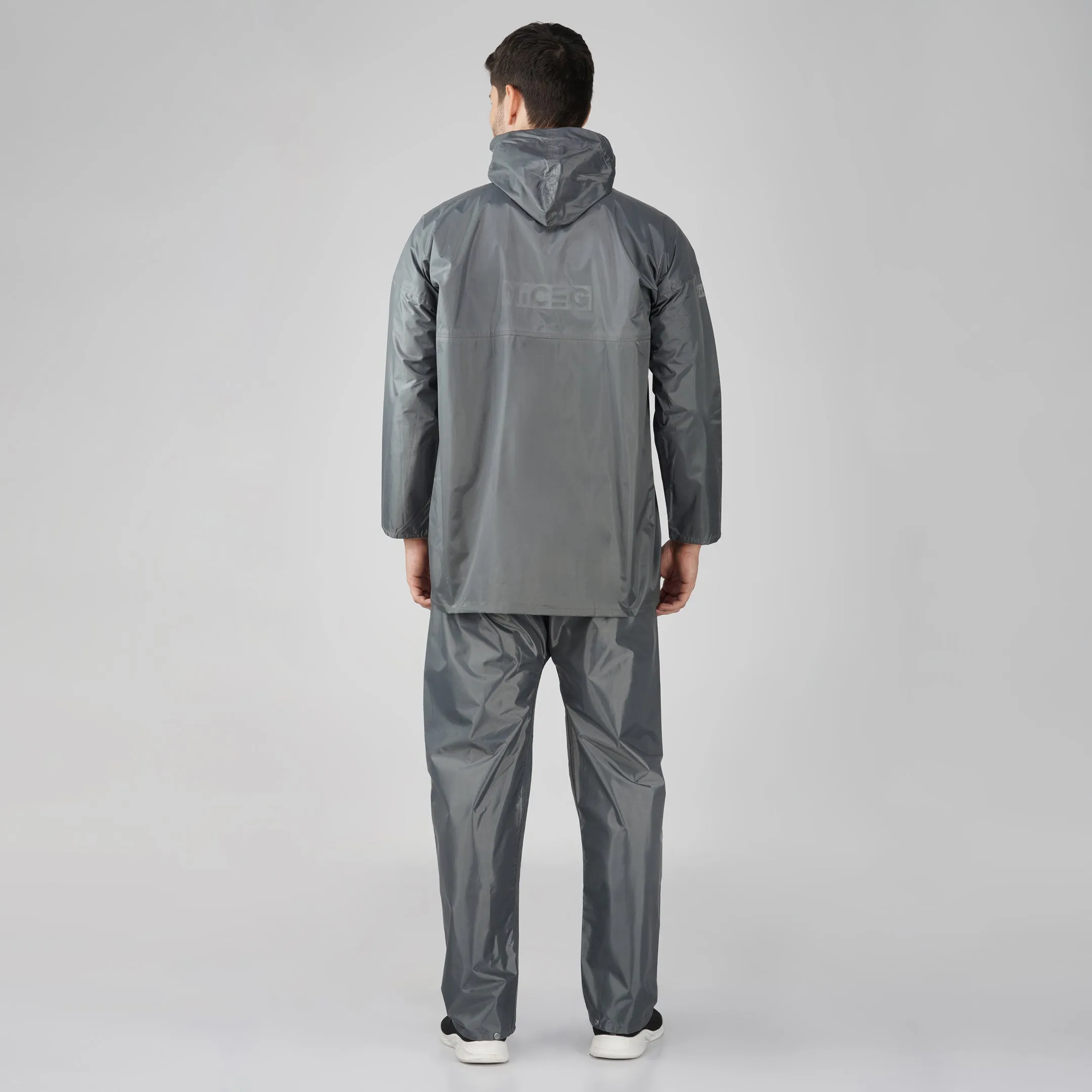 NiceG Men's Raincoats: Stay Dry Anywhere, Anytime | Grey