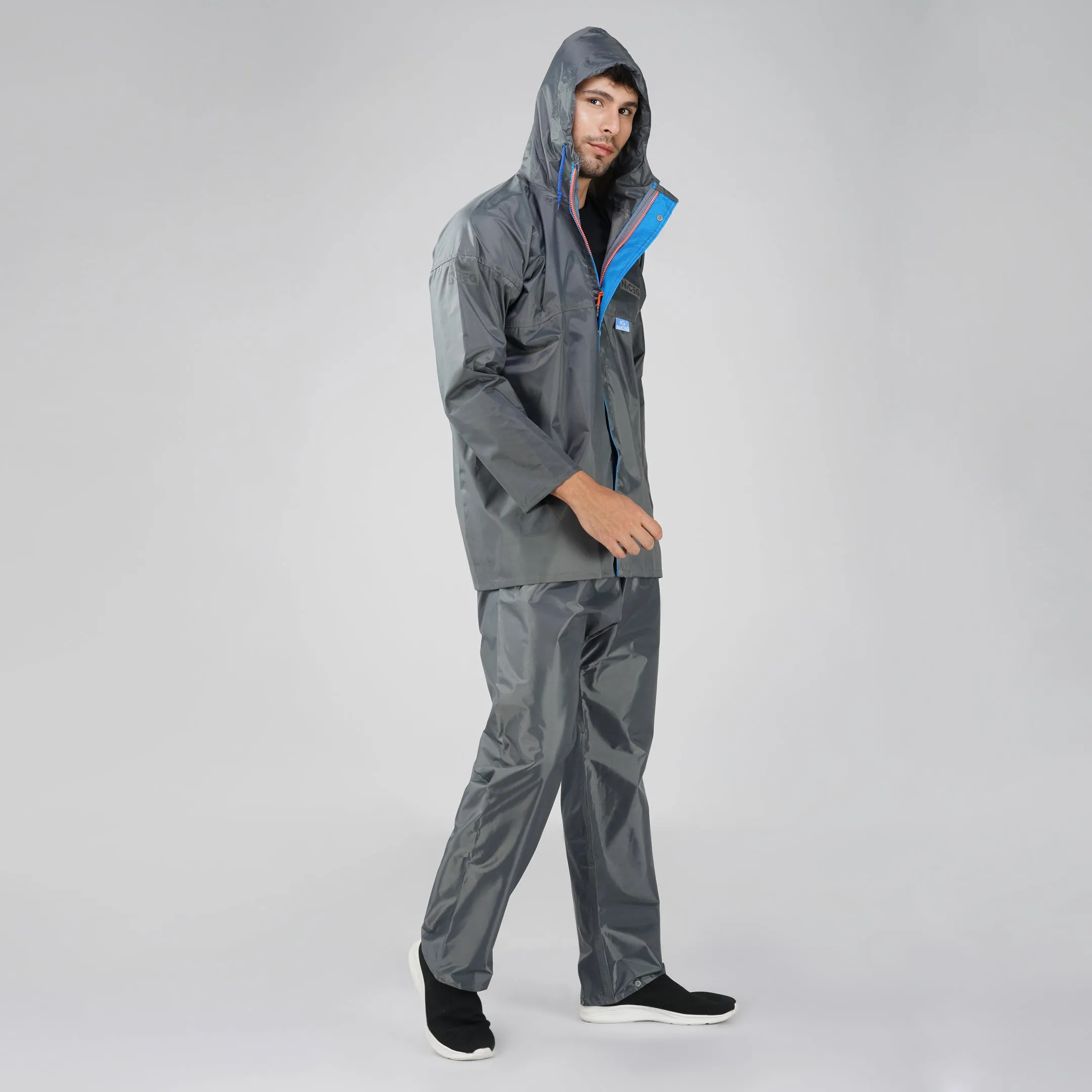 NiceG Men's Raincoats: Stay Dry Anywhere, Anytime | Grey