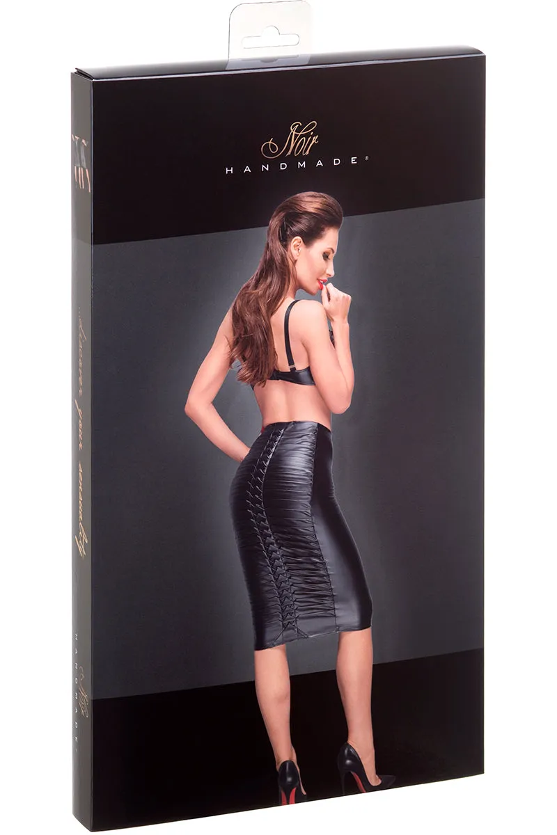 Noir Handmade Powerwetlook Skirt