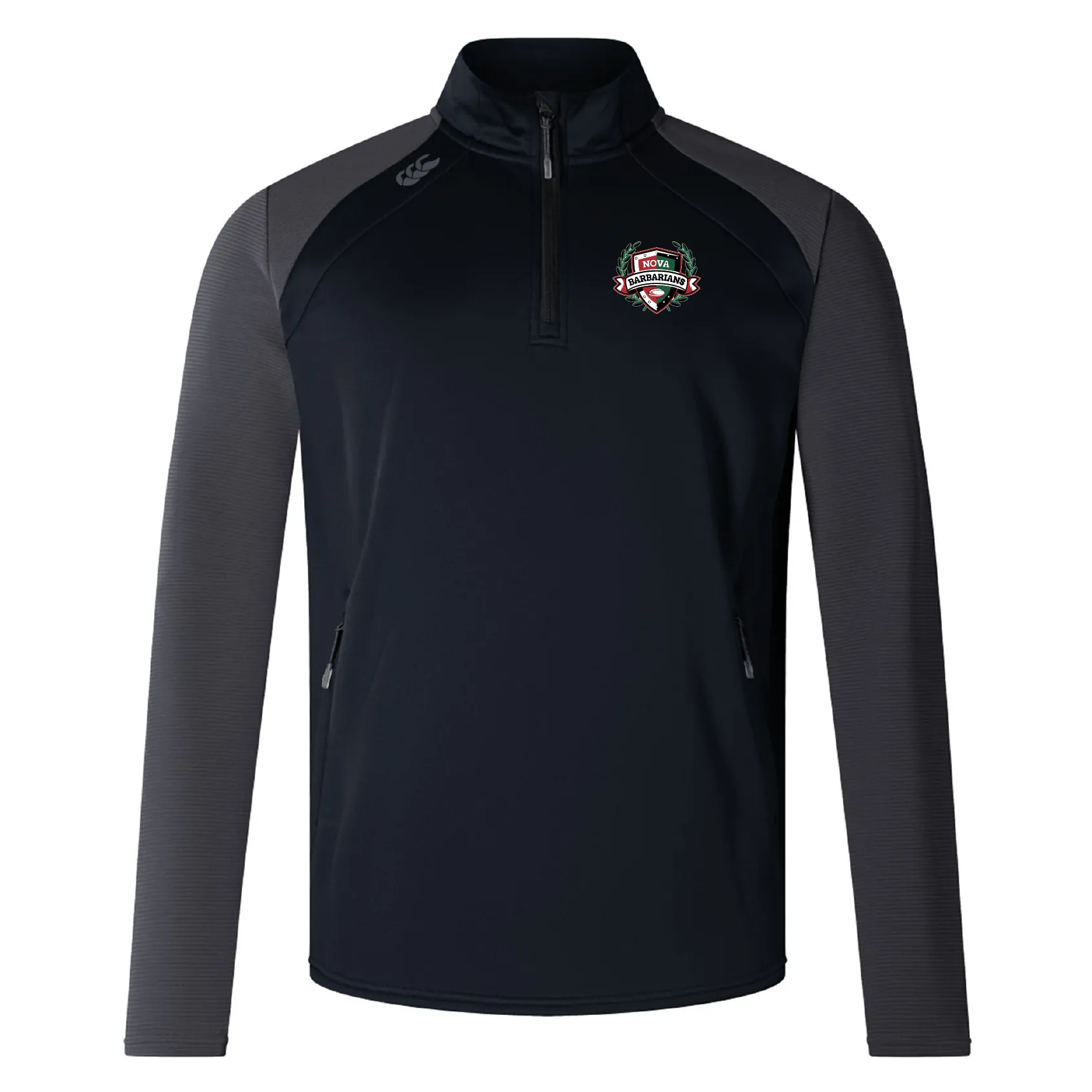 NOVA Barbarians Elite 1/4 Zip Top by Canterbury