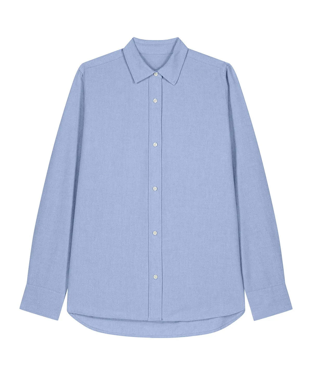 Organic Cotton Oxford Long Sleeve Shirt: Womens