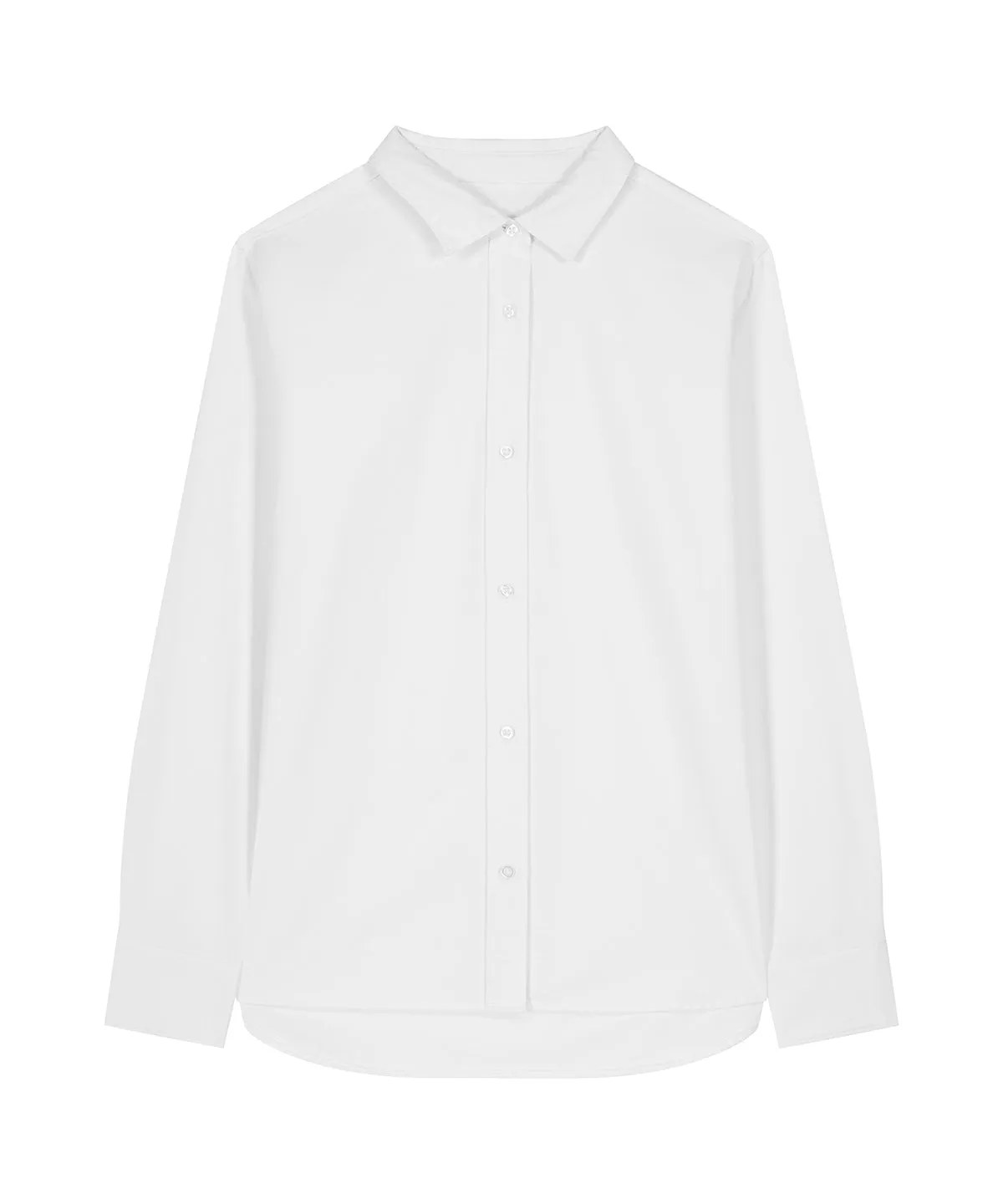 Organic Cotton Oxford Long Sleeve Shirt: Womens