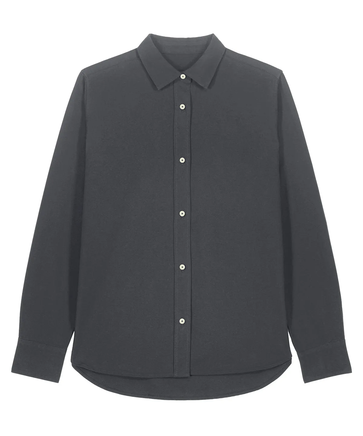 Organic Cotton Oxford Long Sleeve Shirt: Womens