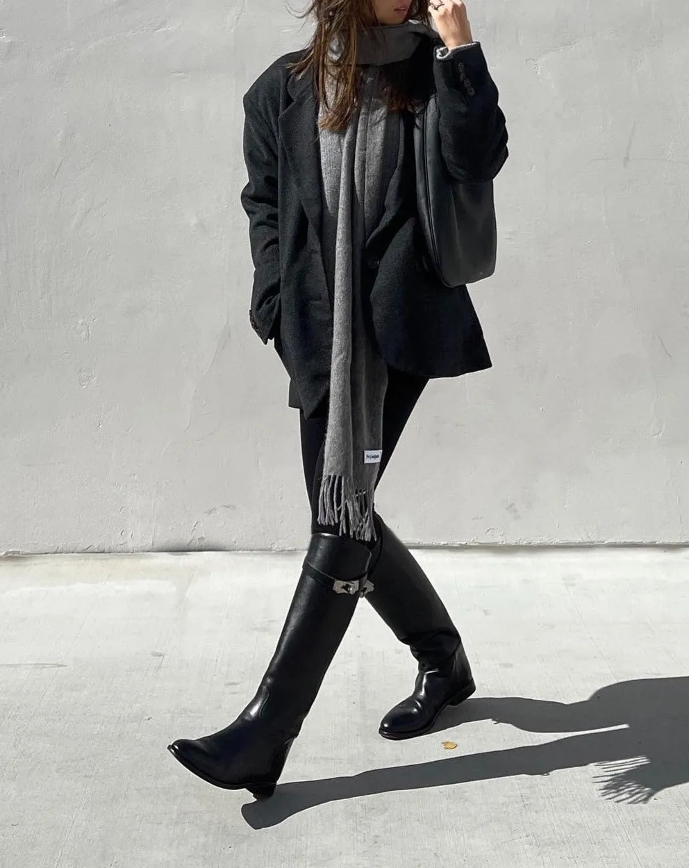 Oversized Wool Cashmere Blazer