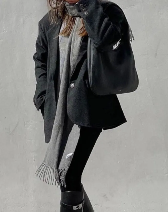 Oversized Wool Cashmere Blazer
