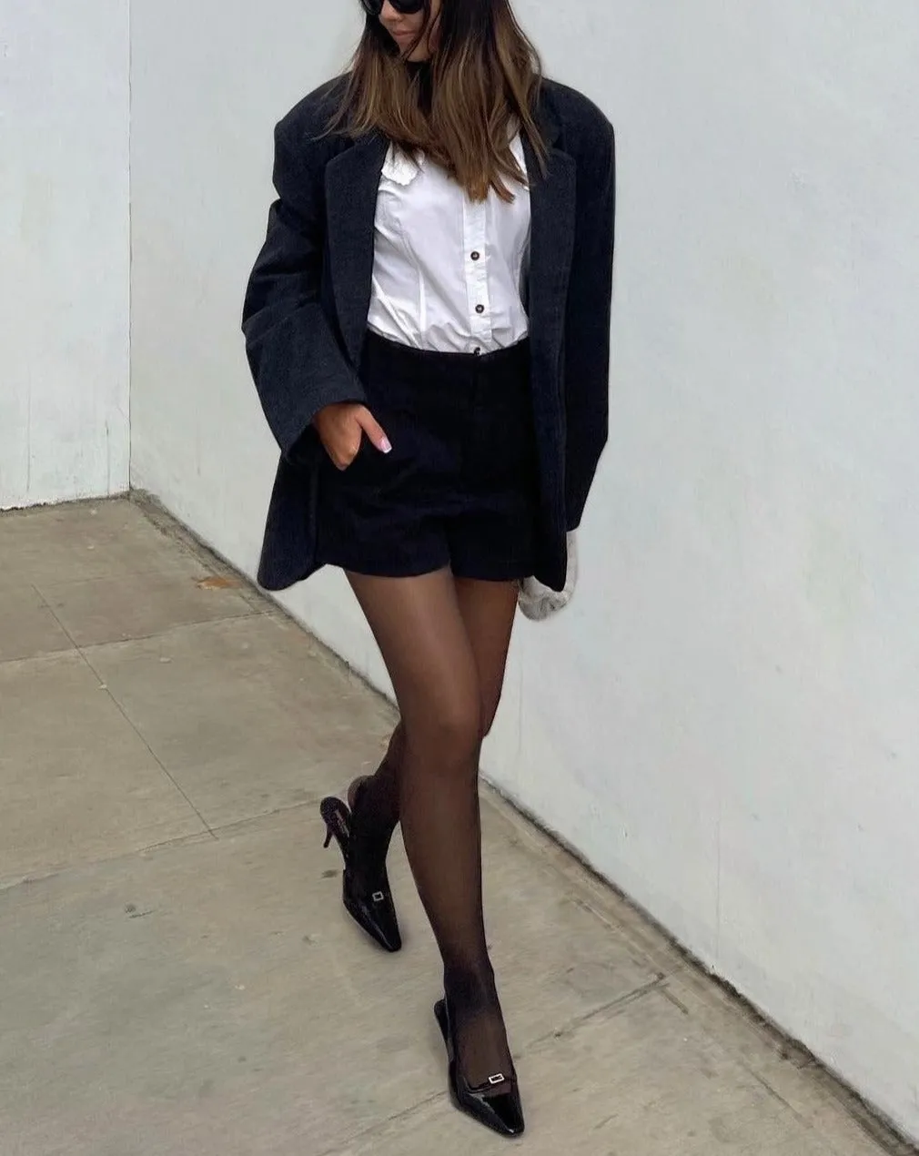 Oversized Wool Cashmere Blazer