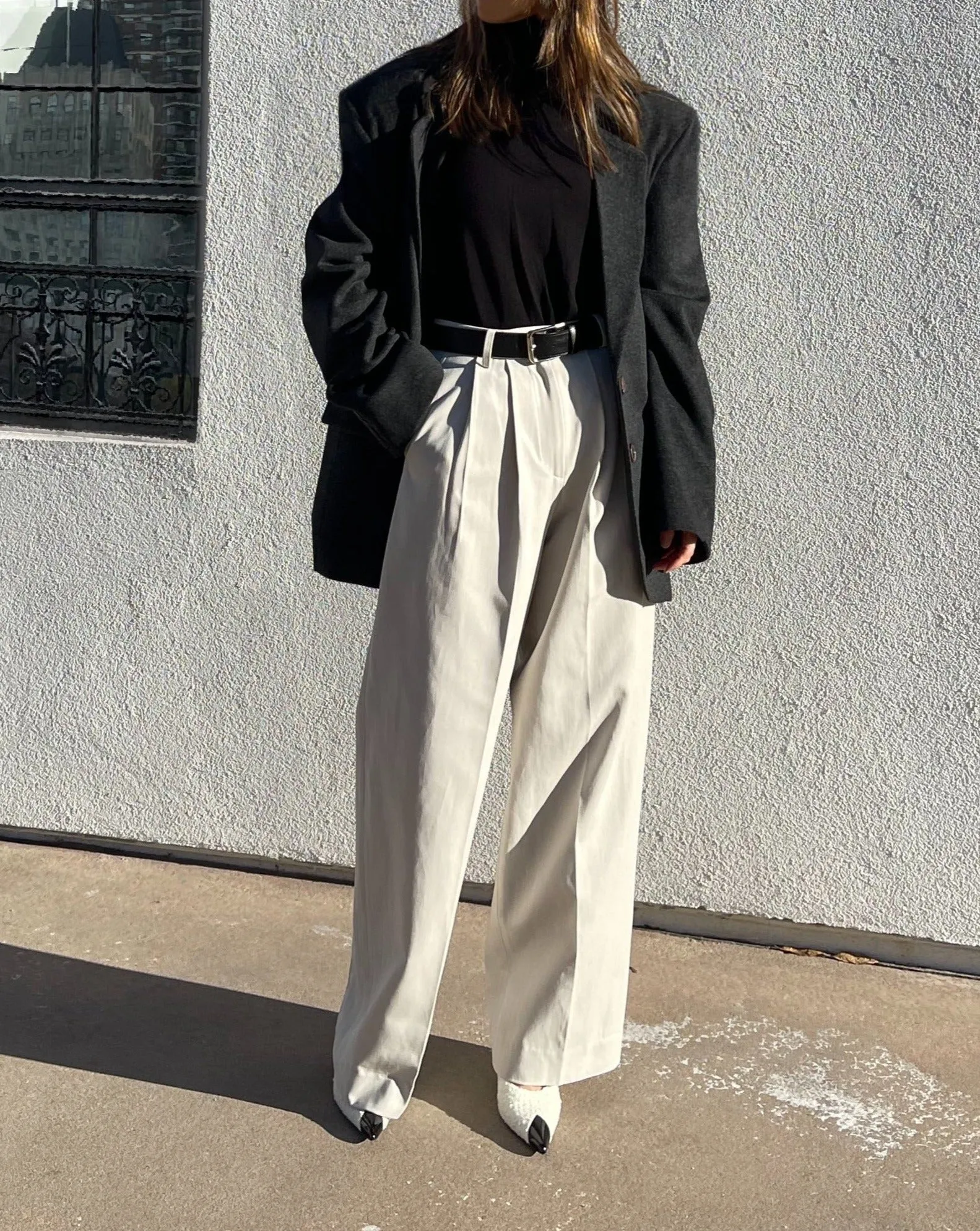 Oversized Wool Cashmere Blazer