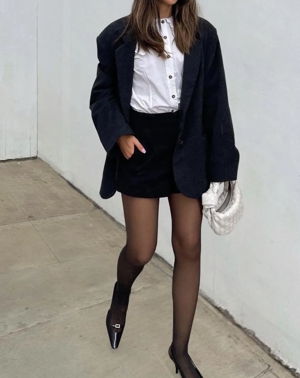 Oversized Wool Cashmere Blazer