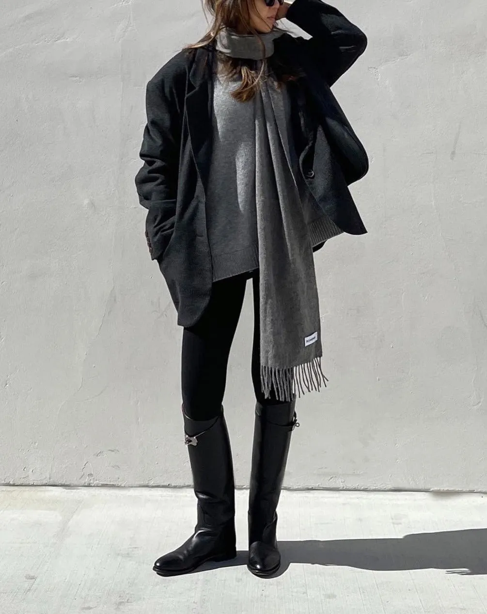 Oversized Wool Cashmere Blazer