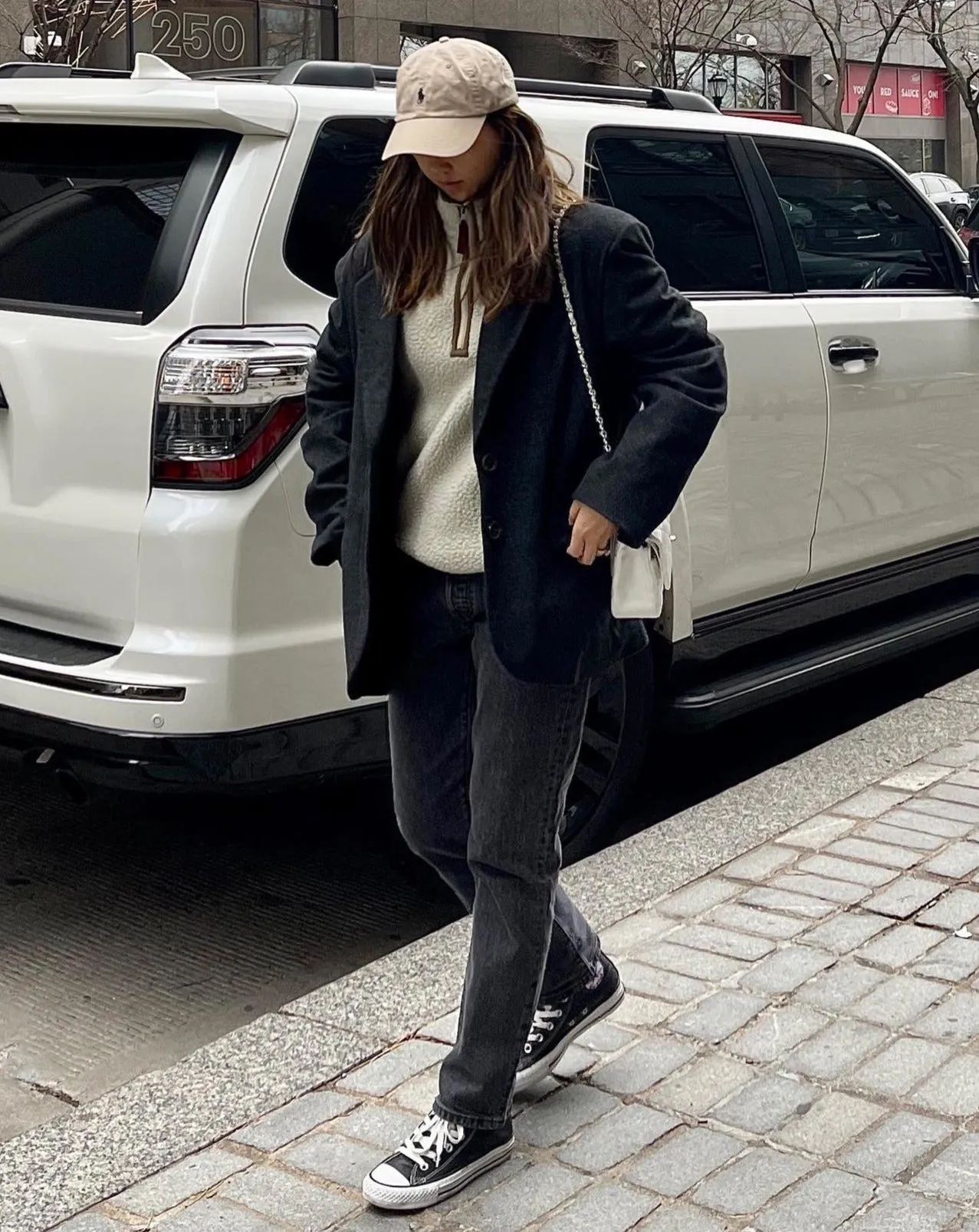 Oversized Wool Cashmere Blazer